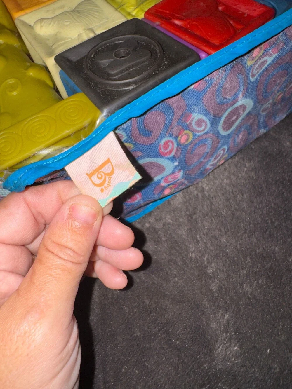 B. Toys B. surprised Plastic Blocks Set with Colorful Animal Shapes